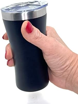 את לגימה סט של 2 שחור, המקורי טקילה כוס. נירוסטה מבודדת 5 אונקיות שומרת על הטקילה שלך בטמפרטורה