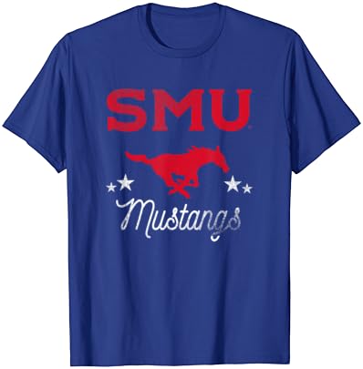 חולצת טריקו לוגו של המתודיסט הדרומי SMU מוסטנג