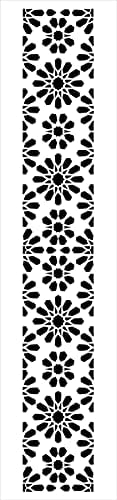 מורסק פסיפס להקת התפרצות סטנסיל על ידי סטודיו12 / דפוס פרח ערבי דפוס גב בית תפאורה / קרפט &צבע