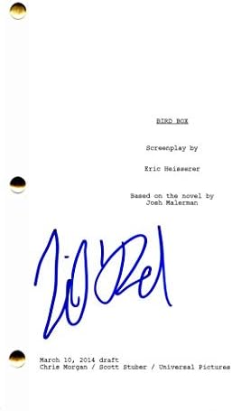 Lil Rel Howery חתימה חתומה - Birdbox תסריט סרט מלא - סנדרה בולוק, ג'ון מלקוביץ ', שרה פולסון, טרוונטה רודוס, צא