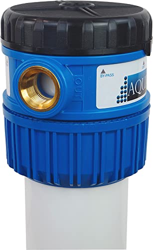 אקוויוס אקוויס220 ליטר מרכך מים ללא מלח ומערכת סינון, ווק נמוך, סינון תת-מיקרון 0.5