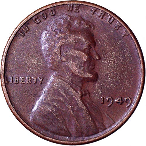 1949 Lincoln Weat Cent 1c בסדר מאוד