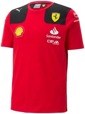 Scuderia ferrari - 2023 חולצת טריקו של צ'ארלס לקלרק צוות - גברים - אדום