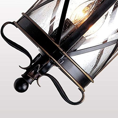 TJLSS רטרו מנורה חיצונית אירופית מנורה חיצונית אטומה למים מנורה חצר יצירתית מנורת מרפסת אמריקאית