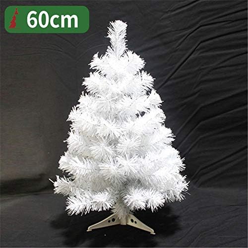 עץ חג המולד הלבן של WOGQX, ענפים טבעיים ריאליסטיים אורן עץ חג המולד מעכב אש מלאכותי עם מעמד לקישוט חג