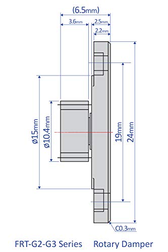 Bansbach Easylift FRT-G2-450 G3 שופטים סיבוביים/סטנדרטיים, 16.5 ממ x 5 ממ x 7.8 ממ