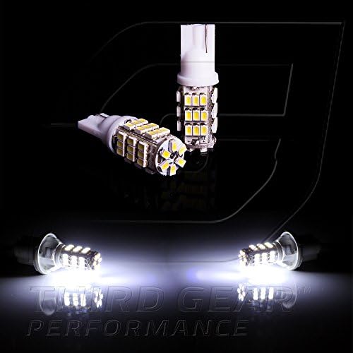 TGP T15 White 42 LED SMD טריז הפוך/גיבוי נורות זוגות 2007-2010 2012 תואם לדודג 'ראם 1500/2500/3500