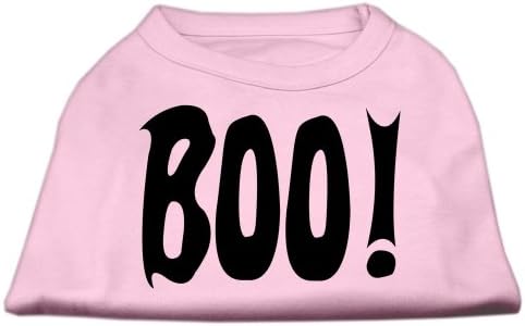 מוצרי חיית מחמד של מיראז 'Boo! חולצות הדפסת מסך ורוד בהיר xl