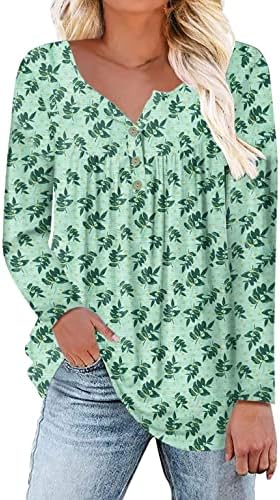 חולצות הוואי לנשים חולצות שרוול ארוך לנשים סוודר מזדמן לבוש כושר רופף 2022 צמרות סתיו צווארון צווארון