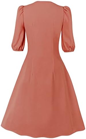 שמלה סקסית של נוקמופו לנשים במועדון המסיבות האופנה הבריטית פנה צווארון משובץ הדפס שמלת שרוול קצר-ברך