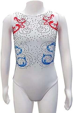 התעמלות בגדי גוף בנות נשים לבן אימון תחרות מחליפות שחייה