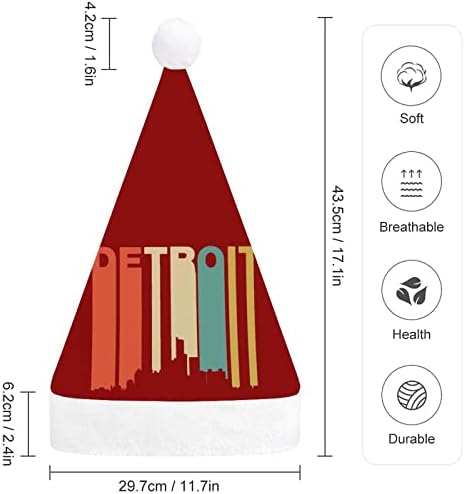 דטרויט חג המולד כובעי בתפזורת מבוגרים כובעי חג המולד כובע לחגים חג המולד ספקי צד