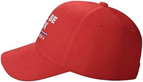 GHBC Be Back Trump 2024 מבוגרים כובע בייסבול כובע סנאפבק של נשים מתכווננות כובע אבא