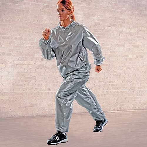 לוחם סאונה חליפת-זיעה לעיצוב גוף וירידה במשקל במהלך אירובי כושר תרגיל אימון