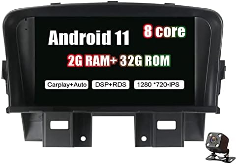 אנדרואיד 11 סטריאו לרכב עם 7 '' יחידת ראש נגן מולטימדיה תומך ב- DSP, Carplay, DAB+, OBD2, FM, RDS רדיו