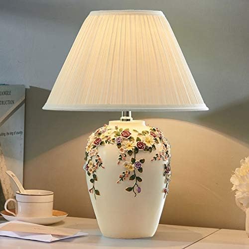 WPYYI חתונה אירופית מנורה שולחן LED פרחים יצירתיים רומנטיים דימר שולחן דימר אור חדר שינה חדר שינה אופנה
