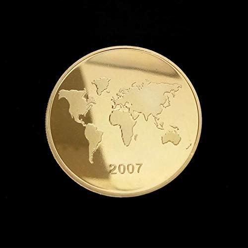 Kecreat שבעה פלאי העולם אוסף טבעות זהב נציגה אוסף תיירות מטבע מטבע בתים מזל-ליברטי מורגן מטבע חופש