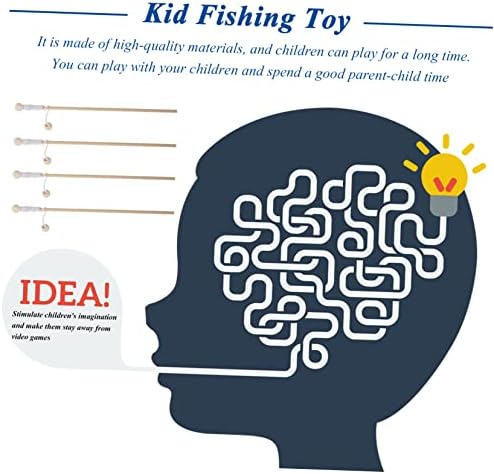 צעצוע של 4 יחסי דיג חוט דיג מיומנות מוטורית צעצוע צעצוע מגנטי חכה צעצוע דיג דיג מוט דיג מגנטי צעצוע פעוט צעצועים