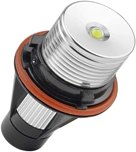 Maxhawk 2PCS שגיאה חינם LED LED מלאך עיני סמן אורות נורות תואמות ל- BMW E39 E53 E60 E61 E63 E64 E65
