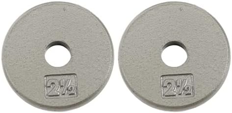 Ader Standard 1 חור צלחת משקל ברזל יצוק 1.25lb, 2.5lb, 5lb, 7.5lb, 10lb, 12.5lb, 20lb. 25lb, 50lb