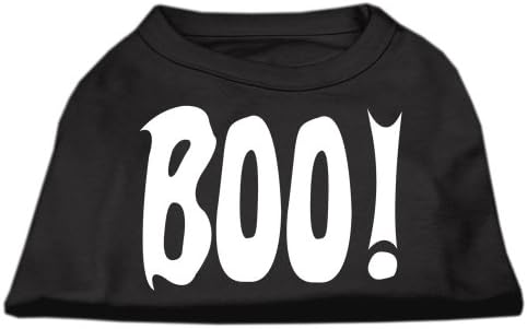 מוצרי חיית מחמד של מיראז 'Boo! חולצות הדפסת מסך SM שחור