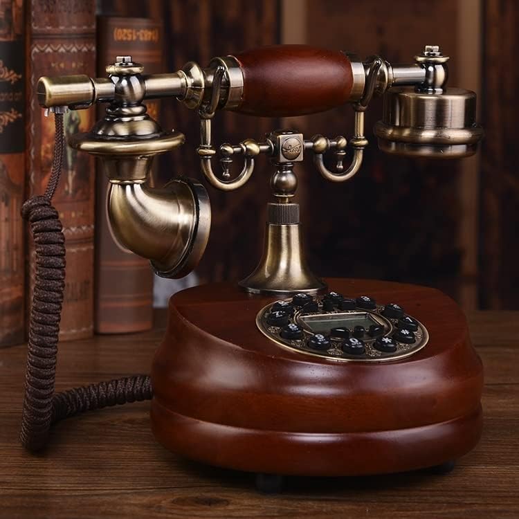 רטרו טלפוני משרד ביתי קווי קו טלפון קלאסי אמריקאי טלפון סגנון רוטרי קישוט חיוג בחדר אירופאי