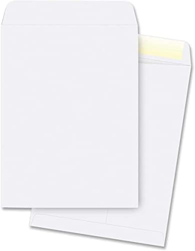 מעטפות קטלוג לחץ וחותם, לבן, 6 איקס 9, 28 ליברות, 04647-10 מעטפות