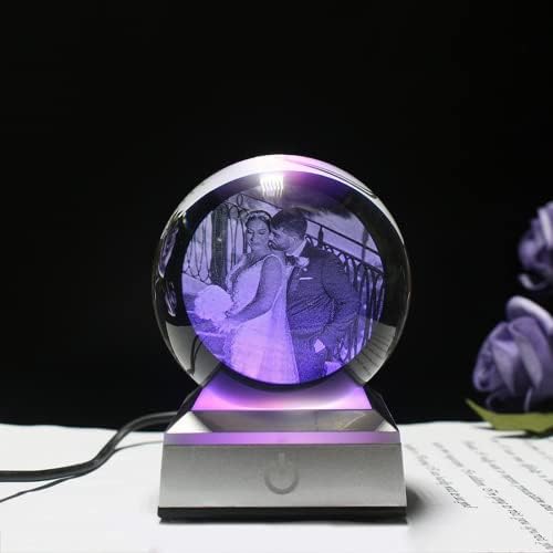 Zhongzhi 3D Crystal Crystal Ball Ball מותאם אישית בכדור צילום בהתאמה אישית