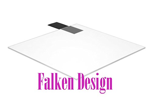 עיצוב פאלקן: 18 x 36 - 1/4 גיליון אקרילי ברור + חתך בחינם לגודל + שיגור באותו יום עסקים או הבא!