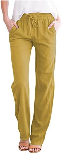 מכנסי מכנסי נערות נוער של צ'רלה למכנסיים לג'וניור בראנץ 'פשתן ישר רגליים רגילות סתיו מכנסי קיץ 2023 בגדים בכושר