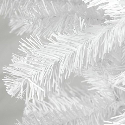 Northlight 5.5 'x 38 לבן הפוך עץ חג המולד המלאכותי של Spruce Medium