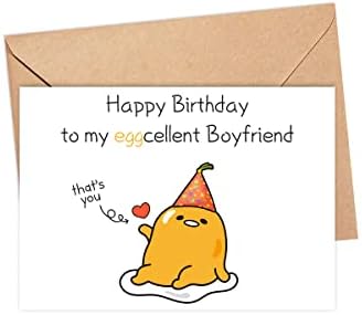 DiandDesignGift יום הולדת שמח לכרטיס החבר הביצה שלי - כרטיס יום הולדת מצחיק לחבר - כרטיס יום הולדת מצחיק ביצה