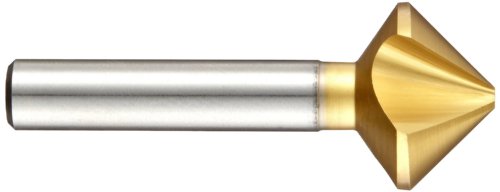 Magafor 4831 Series Cobalt Steel Dountersinkink, ציפוי פח, 3 חלילים, 90 מעלות, שוק עגול, 0.394 Shank