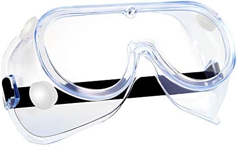 משקפי בטיחות דו-חבילה מעל משקפיים משקפי משקפי מגן עם אנטי ערפל אטום לחלוטין
