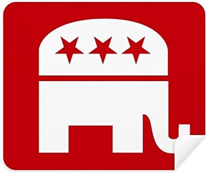 אמריקה פיל סמל המפלגה הרפובליקנית אדום ניקוי בד מסך מנקה 2 יחידות זמש בד