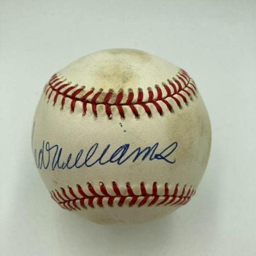 טד וויליאמס חתם על בייסבול בליגה האמריקאית אודא סיפון עליון הולוגרמה - כדורי חתימה