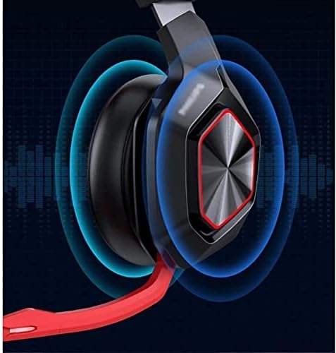 אוזניות משחקי סטריאו לאוזניות אוזניים עם ביטול רעשים מיקרופון-אטמי אוזניים רכות למחשב נייד למחשב נייד
