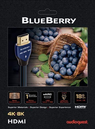 אודיו Quilder Blueberry 4K-8K 18GBPS 0.75 מ 'כבלי HDMI