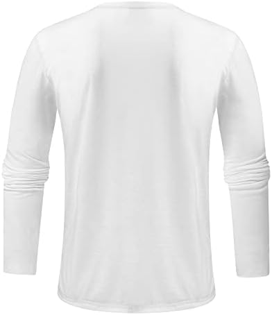 חולצות טריקו של שרוול ארוך של XXBR לגברים, 2021 סתיו מכתב גרפי הדפס אימון צווארון ספורט ספורט טי טא