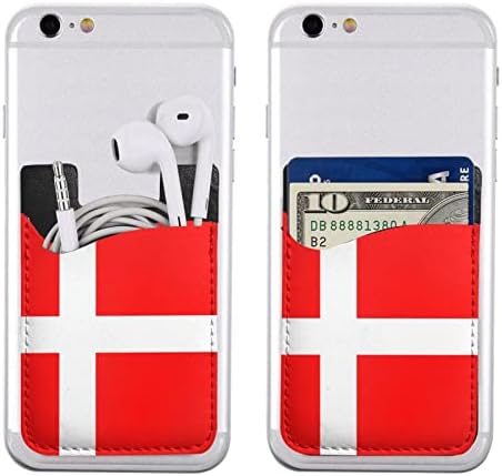 מחזיק כרטיסי טלפון דנמרק דנמרק מחזיק כרטיסי אש אשראי מזהה תעודת זהות עור נתיב 3M שרוולי דבק עבור כל הסמארטפונים