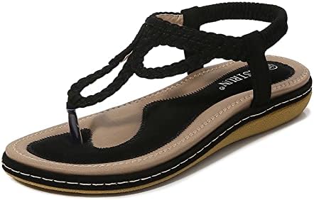 נשים של סנדלי נעליים שטוח העקב אופנה אבזם רצועת סנדלי קיץ נעלי נשים נעלי סניקרס