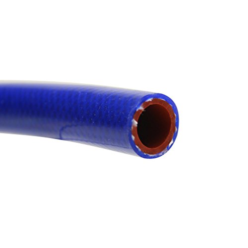 HPS 3/8 ID כחול כחול טמפרטף מחוזק מחוזק צינור צינור 250 רגל גליל, לחץ עבודה מקסימום 80 psi, דירוג
