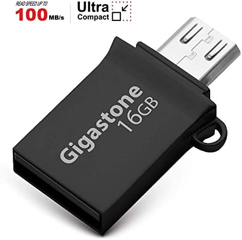 Gigastone USB 3.0 16GB מיקרו USB ו- USB מסוג OTG מקל זיכרון OTG לטלפונים אנדרואיד, כונן הבזק לסמארטפונים,