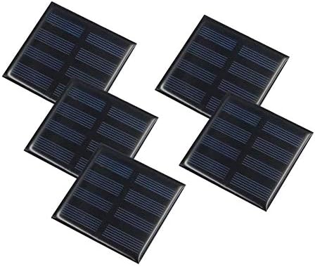 טרידיקס 5 יחידות 2 וולט 100 מיליקון פוליסיליקון דבק פאנל סולארי מטען סוללות סולארי עשה זאת בעצמך מוצר סולארי