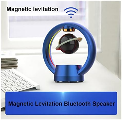 Zuonu Magnetic Leviting צף אלחוטי 360 מסתובב רמקול Bluetooth נייד רמקול UFO Bluetooth אורות לילה סאונד