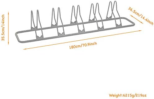 Cyclingdeal 3-6 אופניים מעמד מתלה מסוג רצפה - לאחסון מוסך מקורה של Mtb Mtb Mtb.