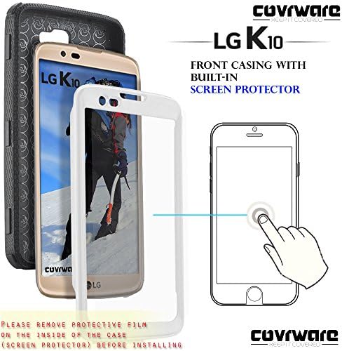 Covrware Aegis Series Case עבור LG K10 / LG Premier LTE עם מגן מסך מובנה מגן כבד חובה כבד גוף