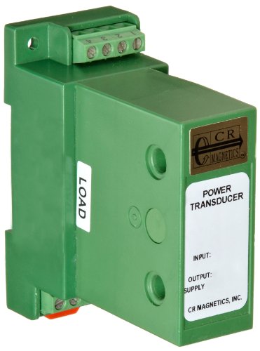 CR מגנטיקה CR6240-500-20 מתמר חשמל AC עם כוח פעיל תלת פאזי ו -3 חוטים, 20-5 קילו הרץ, 0-300 עומס, 12 VDC, 0-500