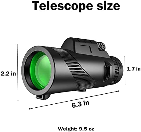 משקפת טלסקופ 10 על 42 בחדות גבוהה בקיה4 פריזמה כף יד עם טלפון מחזיק עבור צפרות קמפינג ציד נסיעה