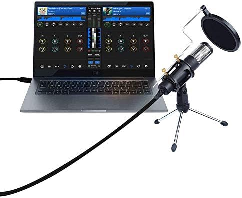LMMDDP Microphone Cellophone Microphone למחשב עם Stand for Ple MIC USB